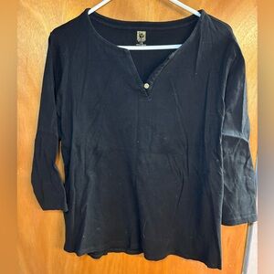 Anne Klein Sport 3/4 Sleeve Shirt